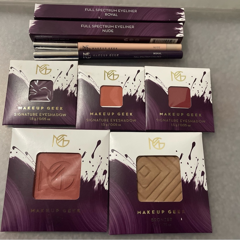 Makeup Geek Bundle of 7 items Discontinued